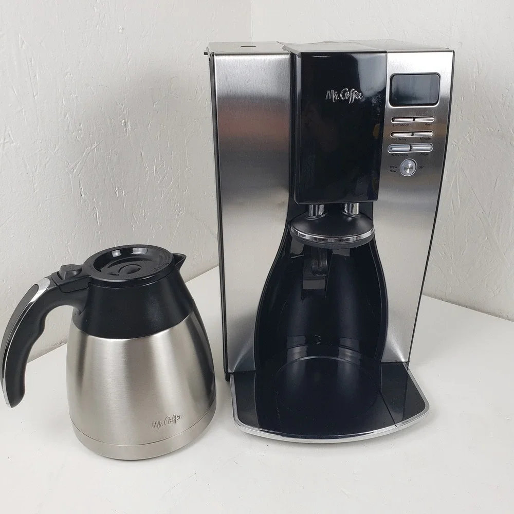 Mr. Coffee BVMC-PSTX91 10-Cup Thermal Programmable Coffee Maker Stainless Black